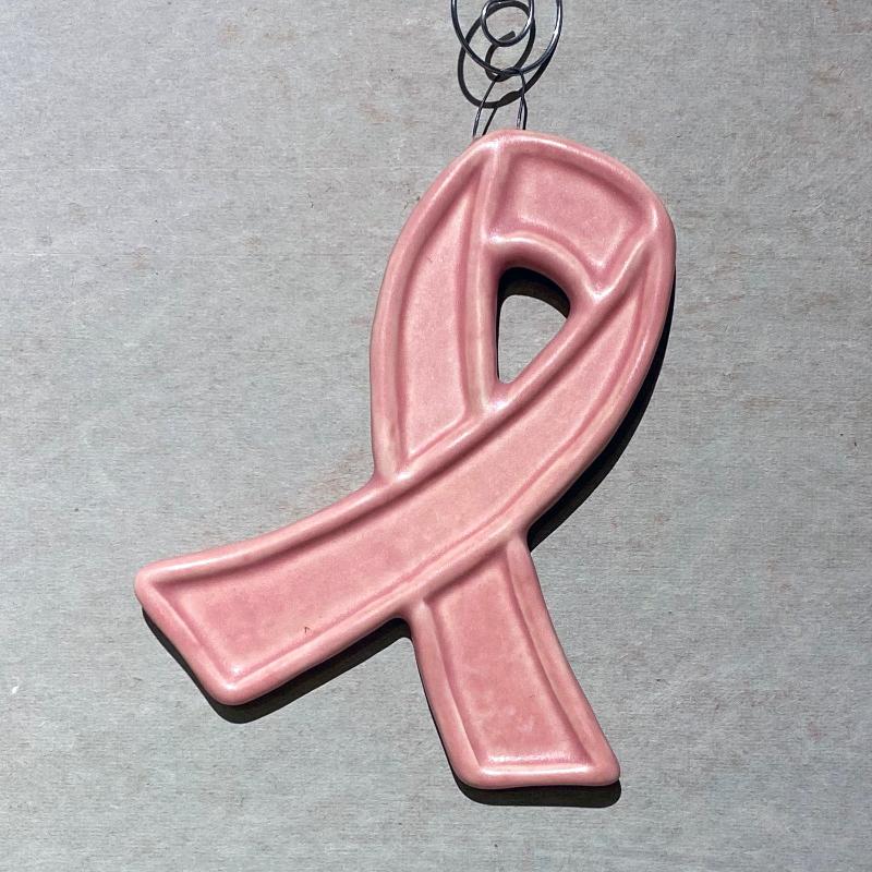 Pink Ribbon Ornament