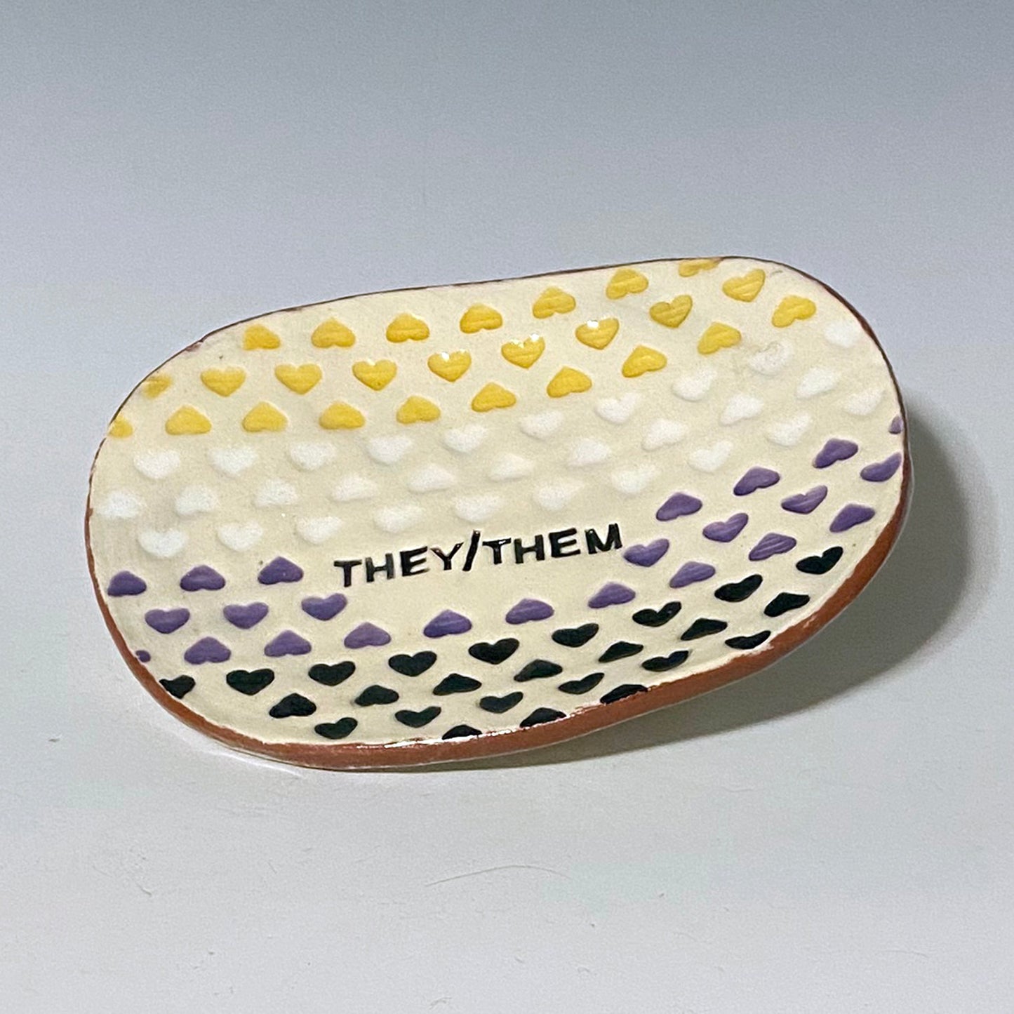 Trans and Non-Binary Pride trinket dish
