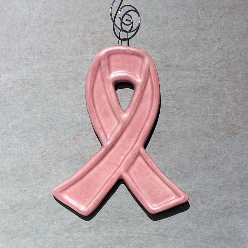 Pink Ribbon Ornament